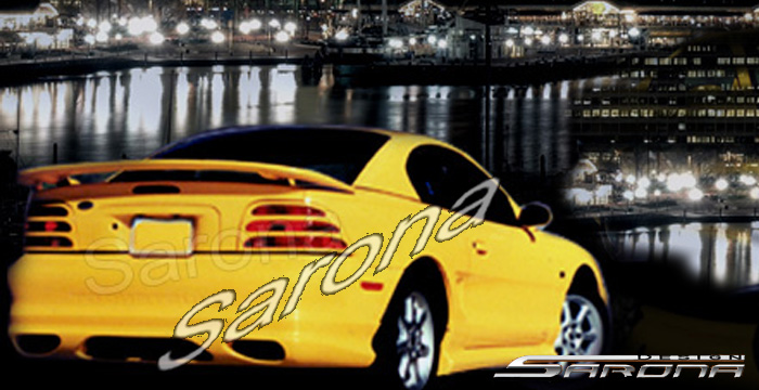 Custom 94-98 Mustang Wing # 47-48   Coupe Trunk Wing (1994 - 1998) - $225.00 (Manufacturer Sarona, Part #FD-012-TW)